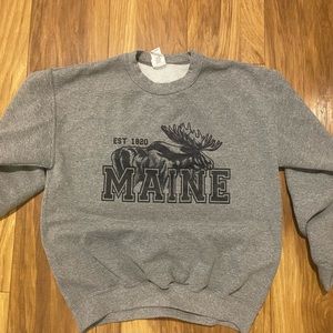 Maine crewneck sweatshirt